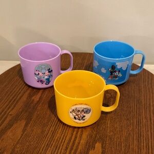 3 Tokyo Disney Plastic Cups Ambassador Fantasy Springs & Tokyo Disneyland Hotels